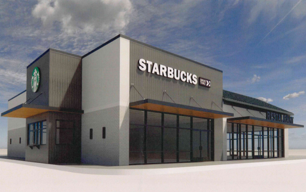 Mount Laurel Planning Board to Consider Starbucks Drive-Thru and Attached Restaurant at Larchmont Commons